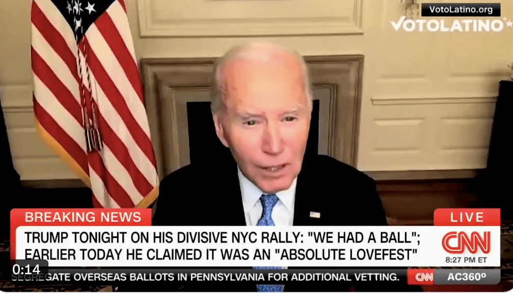 Joe Biden Calls Trump Supporters GARBAGE